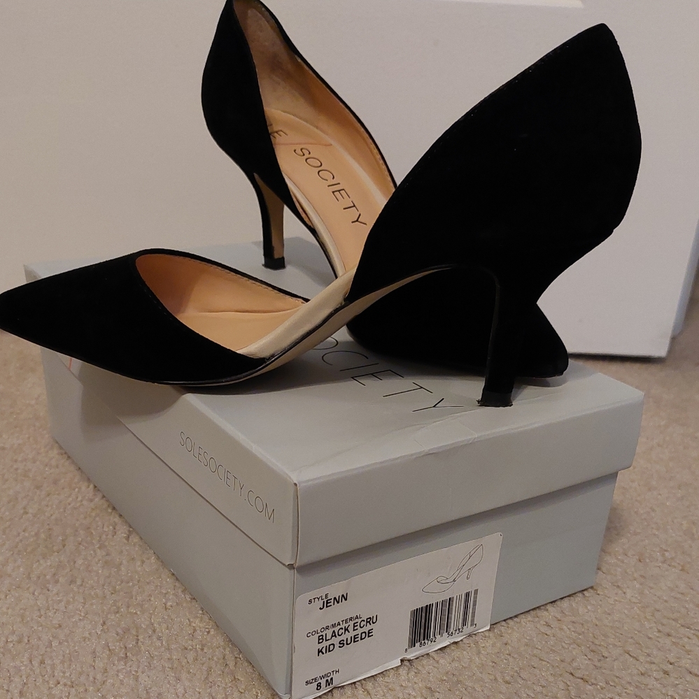 Sole Society Black Pumps Size 8